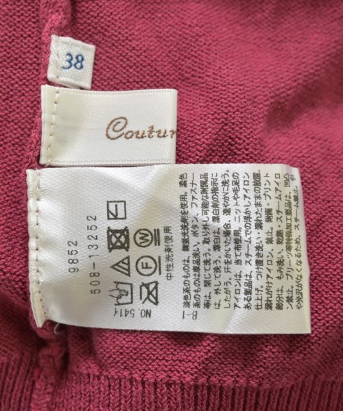 Couture brooch（クチュールブローチ）ニット・セーター ピンク サイズ:38(M位) レディース/2200689264115