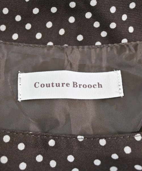 Couture brooch（クチュールブローチ）ワンピース 茶 サイズ:38(M位) レディース/2200690862010