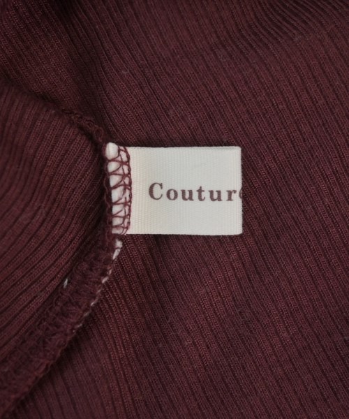 Couture brooch（クチュールブローチ）Tシャツ・カットソー 赤 サイズ:38(M位) レディース/2200689971099