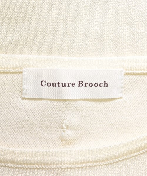 Couture brooch（クチュールブローチ）ニット・セーター 白 サイズ:38(M位) レディース/2200695144012
