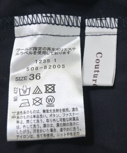 Couture brooch（クチュールブローチ）ブラウス 紺 サイズ:36(S位) レディース/2200698607071