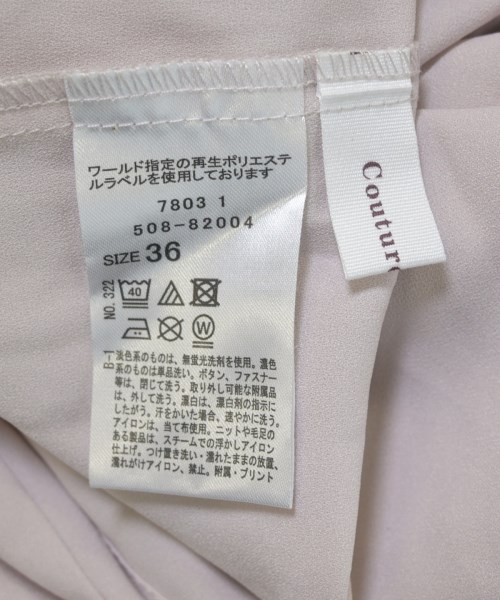 Couture brooch（クチュールブローチ）ブラウス ピンク サイズ:36(S位) レディース/2200698607088