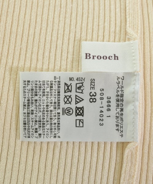 Couture brooch（クチュールブローチ）ニット・セーター 白 サイズ:38(M位) レディース/2200653551012