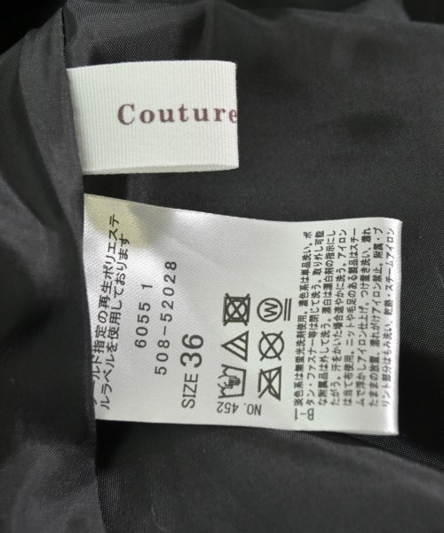 Couture brooch（クチュールブローチ）ワンピース 黒 サイズ:36(S位) レディース/2200652876079