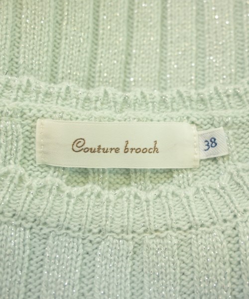 Couture brooch（クチュールブローチ）ニット・セーター 青 サイズ:38(M位) レディース/2200656047024