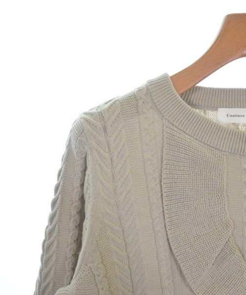 Couture brooch（クチュールブローチ）ニット・セーター ベージュ サイズ:38(M位) レディース/2200656047031