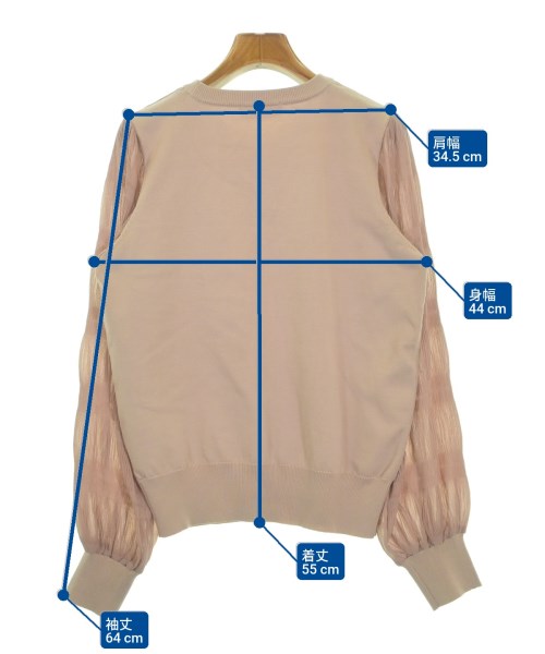 Couture brooch（クチュールブローチ）ニット・セーター ピンク サイズ:38(M位) レディース/2200656991051