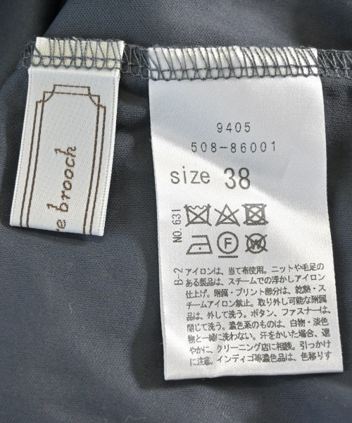 Couture brooch（クチュールブローチ）ブラウス 紺 サイズ:38(M位) レディース/2200714776095