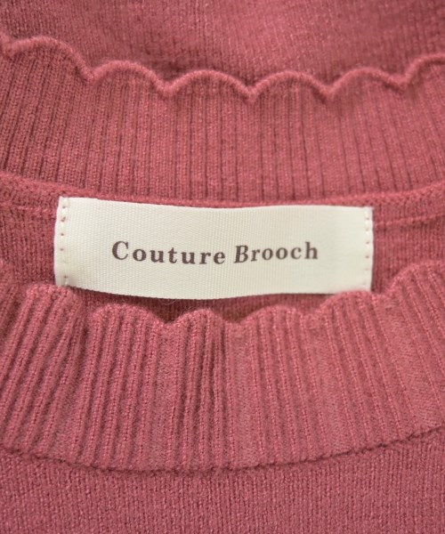 Couture brooch（クチュールブローチ）ニット・セーター ピンク サイズ:36(S位) レディース/2200714597058
