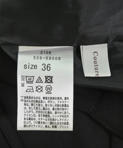 Couture brooch（クチュールブローチ）オールインワン/サロペット 黒 サイズ:36(S位) レディース/2200623974063