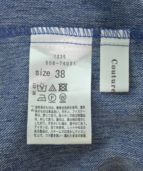 Couture brooch（クチュールブローチ）ロング・マキシ丈スカート 青 サイズ:38(M位) レディース/2200623974087