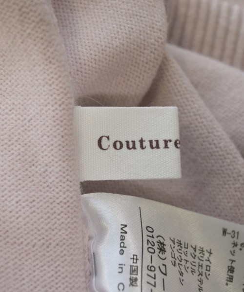 Couture brooch（クチュールブローチ）ニット・セーター ピンク サイズ:36(S位) レディース/2200639486031