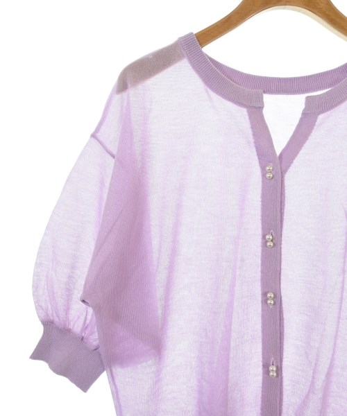 Couture brooch（クチュールブローチ）カーディガン 紫 サイズ:38(M位) レディース/2200639774145