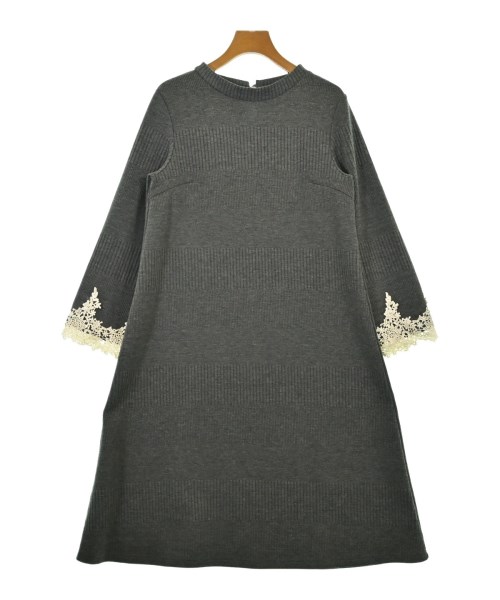 Couture brooch(クチュールブローチ)ワンピース グレー サイズ:38(M位)/2200645489033