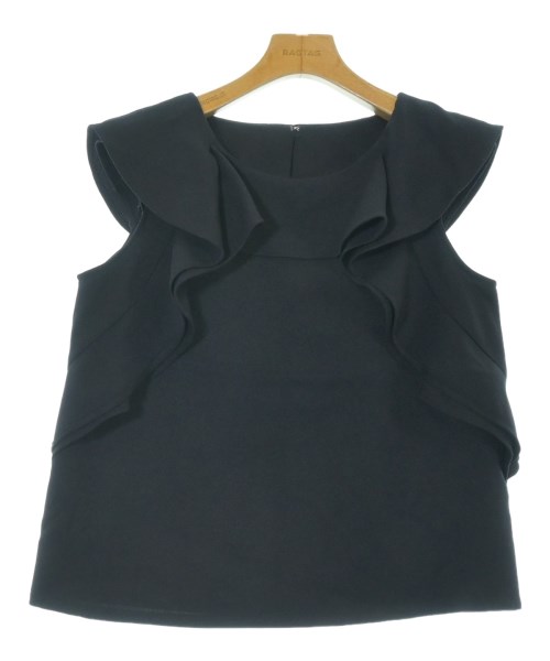 Couture brooch(クチュールブローチ)ブラウス 紺 サイズ:38(M位)/2200645902082