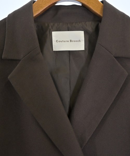 Couture brooch（クチュールブローチ）カジュアルジャケット 茶 サイズ:38(M位) レディース/2200660841038