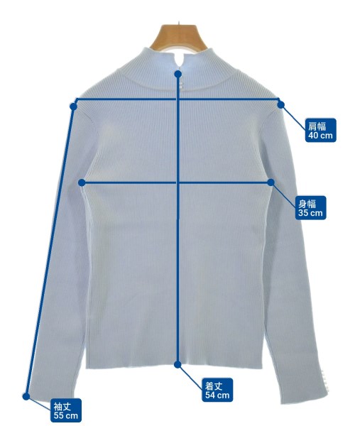 Couture brooch（クチュールブローチ）ニット・セーター 青 サイズ:38(M位) レディース/2200662555018