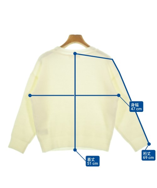 Couture brooch（クチュールブローチ）ニット・セーター 白 サイズ:38(M位) レディース/2200659798060