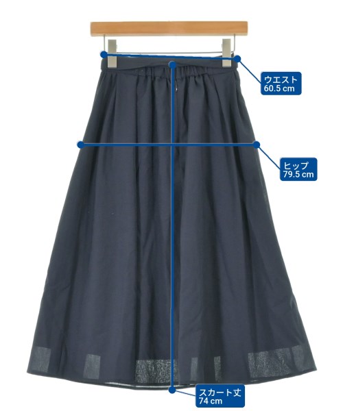 Couture brooch（クチュールブローチ）ロング・マキシ丈スカート 紺 サイズ:36(S位) レディース/2200667532090