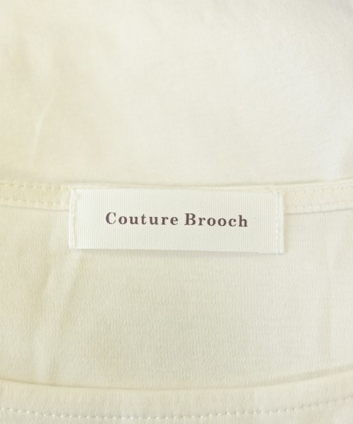 Couture brooch（クチュールブローチ）Tシャツ・カットソー 白 サイズ:38(M位) レディース/2200722809075