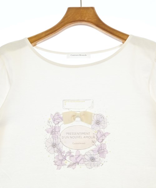 Couture brooch（クチュールブローチ）Tシャツ・カットソー 白 サイズ:38(M位) レディース/2200722809075