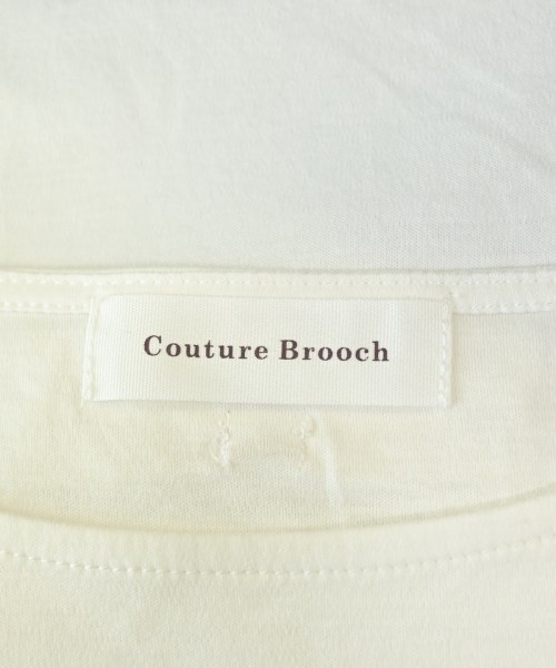 Couture brooch（クチュールブローチ）Tシャツ・カットソー 白 サイズ:40(M位) レディース/2200722809082