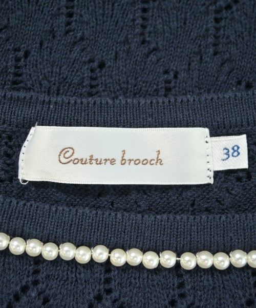 Couture brooch（クチュールブローチ）ニット・セーター 紺 サイズ:38(M位) レディース/2200724946044