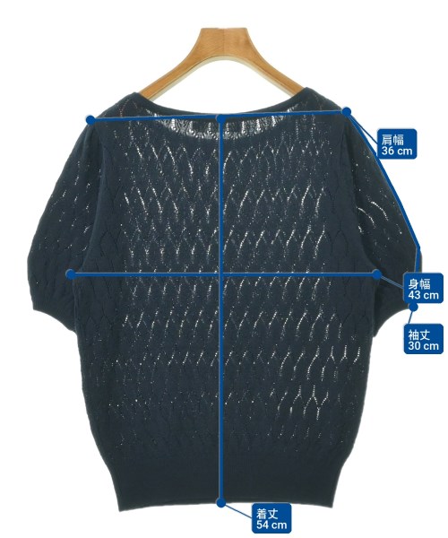 Couture brooch（クチュールブローチ）ニット・セーター 紺 サイズ:38(M位) レディース/2200724946044