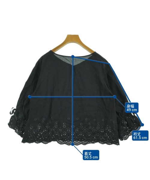 Couture brooch（クチュールブローチ）ブラウス 紺 サイズ:38(M位) レディース/2200725574031