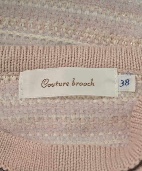 Couture brooch（クチュールブローチ）ニット・セーター ピンク サイズ:38(M位) レディース/2200724376032