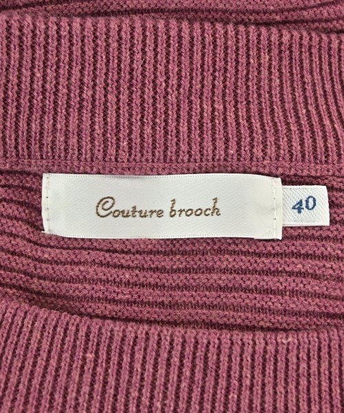 Couture brooch（クチュールブローチ）ニット・セーター ピンク サイズ:40(M位) レディース/2200724376063