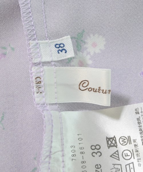 Couture brooch（クチュールブローチ）ブラウス 紫 サイズ:38(M位) レディース/2200724376131
