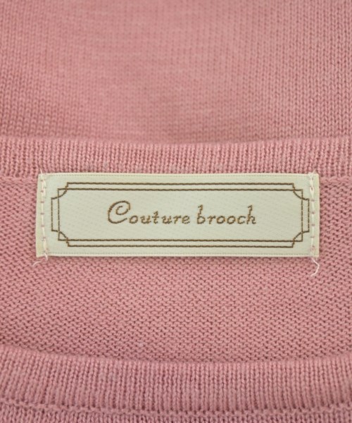 Couture brooch（クチュールブローチ）ニット・セーター ピンク サイズ:38(M位) レディース/2200724376421