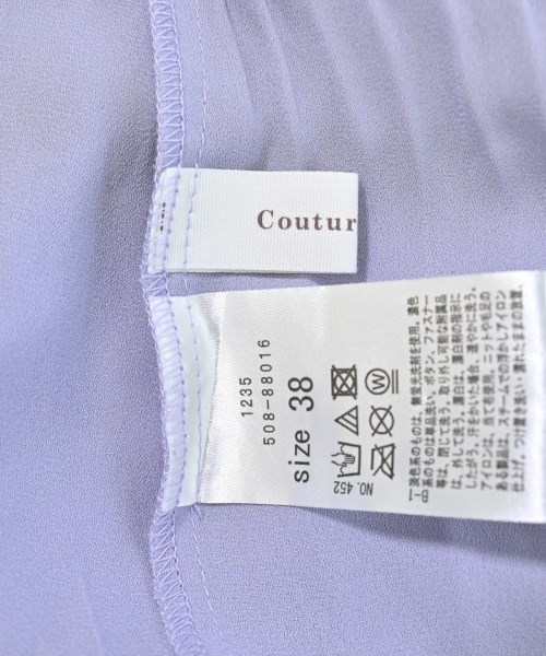Couture brooch（クチュールブローチ）ブラウス 紫 サイズ:38(M位) レディース/2200680531100