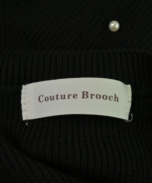 Couture brooch（クチュールブローチ）ニット・セーター 黒 サイズ:38(M位) レディース/2200688528010