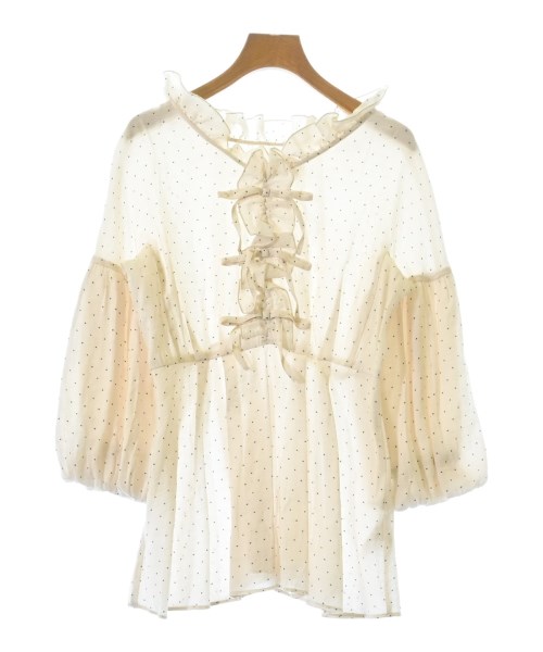 Couture brooch(クチュールブローチ)ブラウス ベージュ サイズ:38(M位)/2200684993027