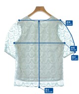 Couture brooch（クチュールブローチ）ブラウス 青 サイズ:38(M位) レディース/2200684993126