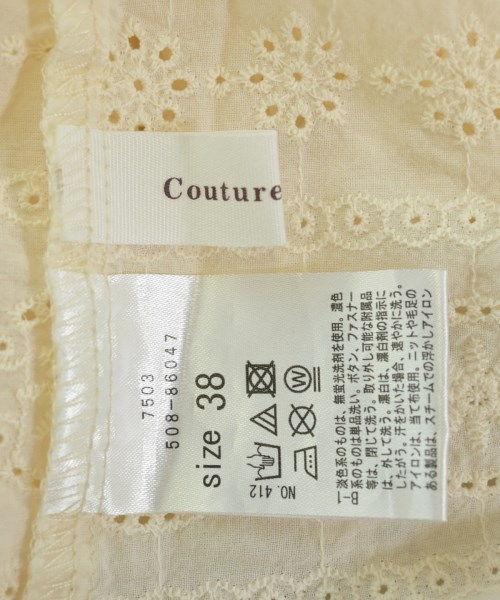 Couture brooch（クチュールブローチ）ブラウス 白 サイズ:38(M位) レディース/2200684993188