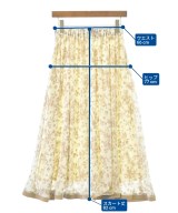 Couture brooch（クチュールブローチ）ロング・マキシ丈スカート 白 サイズ:38(M位) レディース/2200684993195