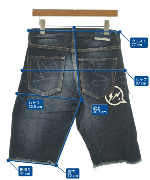 DENIM BY VANQUISH&FRAGMENT（デニムバイヴァンキッシュアンドフラグメント）ショートパンツ 紺 サイズ:28(S位) メンズ/2200636288010