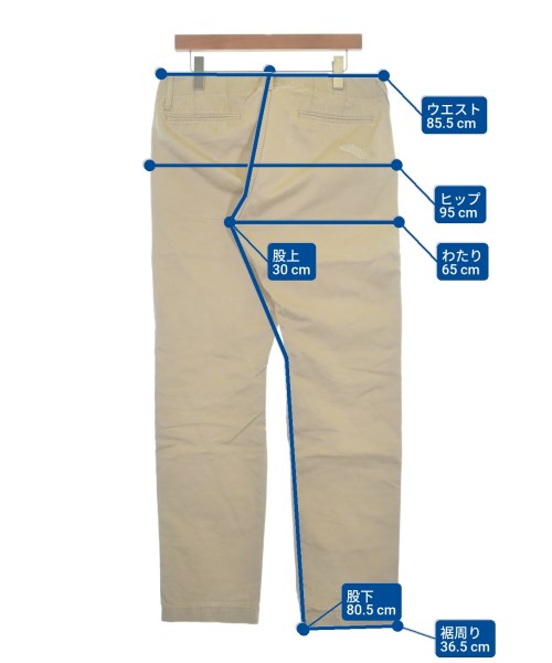 DENIM BY VANQUISH&FRAGMENT（デニムバイヴァンキッシュアンドフラグメント）チノパン ベージュ サイズ:32(L位) メンズ/2200645809152