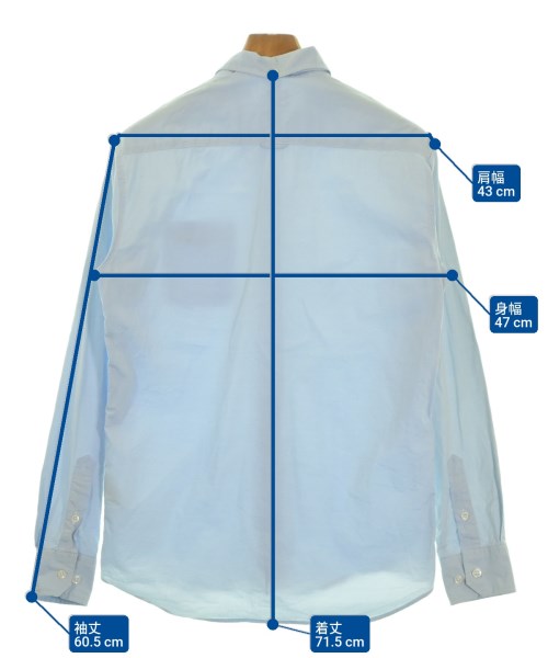 DENIM BY VANQUISH&FRAGMENT（デニムバイヴァンキッシュアンドフラグメント）カジュアルシャツ 青 サイズ:F メンズ/2200661171042