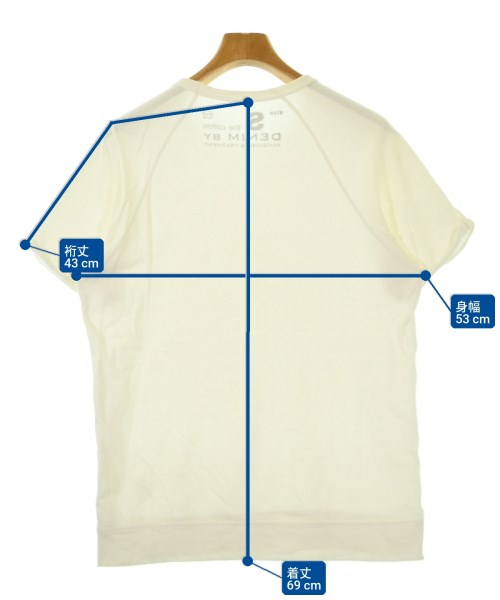 DENIM BY VANQUISH&FRAGMENT（デニムバイヴァンキッシュアンドフラグメント）Tシャツ・カットソー 白 サイズ:S メンズ/2200709535096