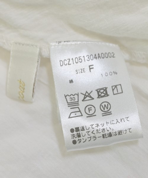 Discort（ディスコート）カジュアルシャツ 白 サイズ:F レディース/2200674541061