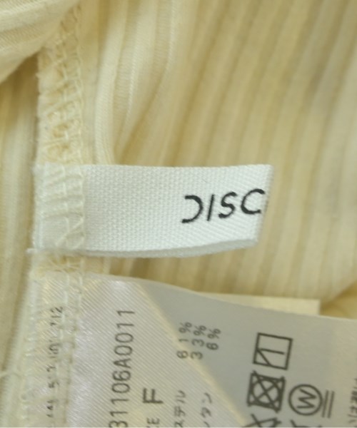 Discort（ディスコート）Tシャツ・カットソー 白 サイズ:F レディース/2200688057046