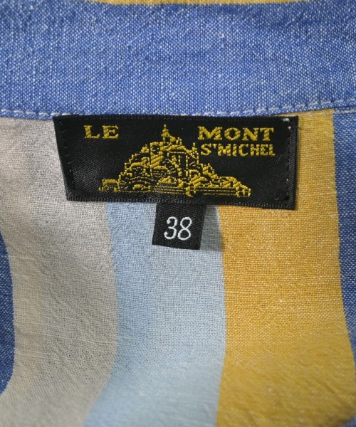 LE MONT ST MICHEL（ルモンサンミッシェル）カジュアルシャツ 青 サイズ:38(M位) レディース/2200657887094