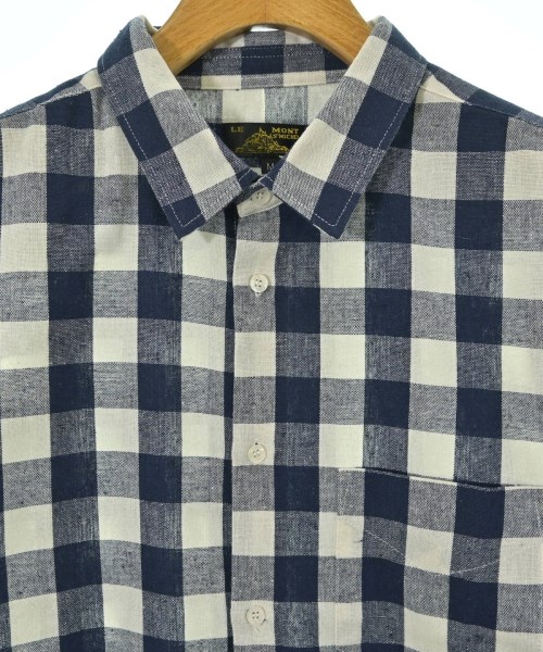 LE MONT ST MICHEL（ルモンサンミッシェル）カジュアルシャツ 紺 サイズ:M メンズ/2200659938046