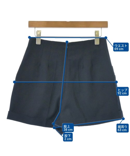 sandro（サンドロ）ショートパンツ 紺 サイズ:38(M位) レディース/2200621007046