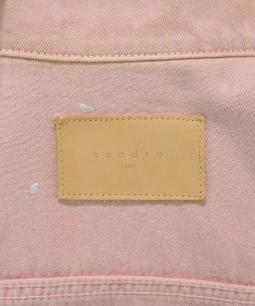 sandro（サンドロ）デニムジャケット ピンク サイズ:M メンズ/2200698243156