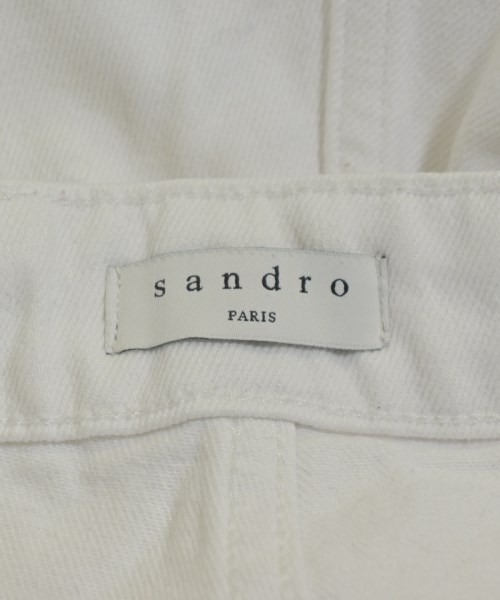sandro（サンドロ）デニムパンツ 白 サイズ:40(M位) レディース/2200700879175